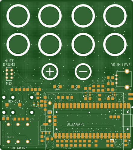 Drooper - a drum machine for looper pedals