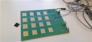 16 element interdigitated finger electrodes