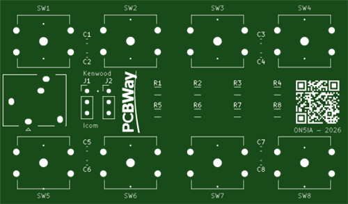 External Keypad for Icom and Kenwood transceivers