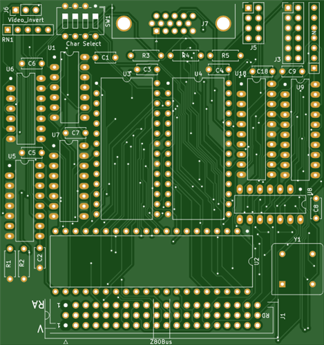 Z80Bus VGA Module Prototype