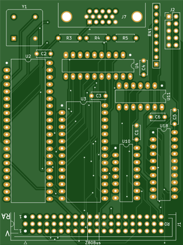 Z80Bus VDU EF9345 Prototype