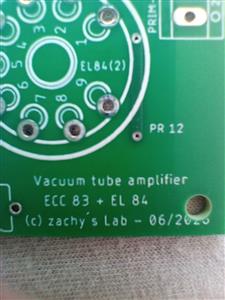 Vacuum tubes amplifier