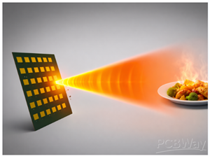 Steerable Microwave Beam Phased Array