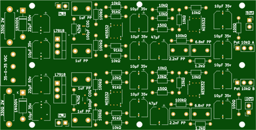 Grama-phone stereo Balanced input Preamp
