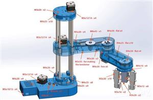 ROS-Integrated SCARA and 6-DOF Robotic Arms with Adaptive Gripping