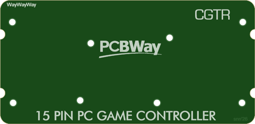 BACKPLATE FOR 15 PIN IBM COMPATIBLE PC GAME CONTROLLER