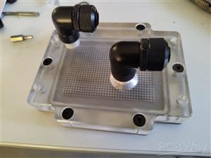 MI250 custom water cooling block