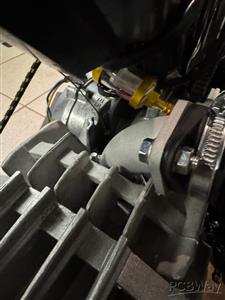 Air intake for a 2 stroke