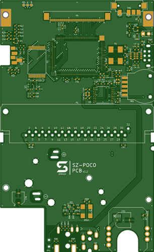 SZ Pocket Color (SZ-POCO) PCB