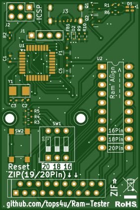 RAM Tester for vintage DRAM/SRAM