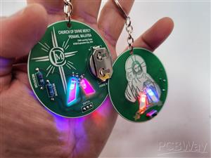 PCB badge