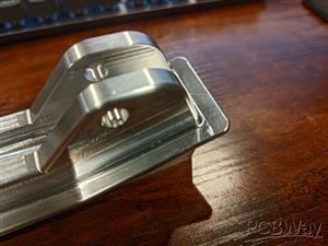 Custom wing mount bases, Drivers side