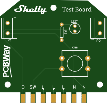 Shelly test board - Version B