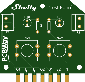 Shelly test board - Version C