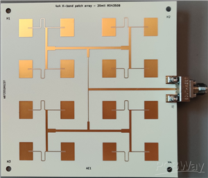X-band patch array