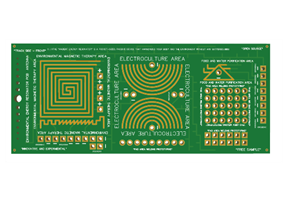 ENVIRONMENTAL ENERGY RESONATOR PCB  ANTENNA(Prototyping Board) (experimental collectible without components)