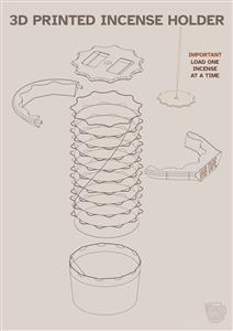 FDM Incense Holder/Tower