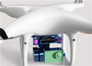 “Custom DJI Phantom 4 Replica Drone with Pixhawk 2.4.5 Flight Controller and LED Anti-Collision System”