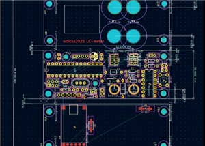 Manually calibrated Franklin oscillator LC meter