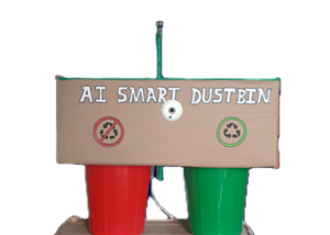 Smart AI Dustbin Using ESP32 & Camera for Automated Waste Segregation