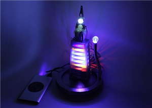 Christmas tree made with e-waste and Arduino - WEEE