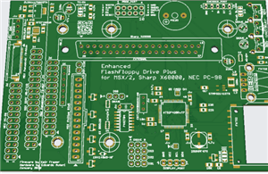 Enhanced Flash Floppy Drive Plus for MSX Sharp X68000 NEC PC-98 gotek goex