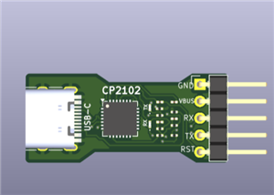 USB to UART Converter Board using CP2102