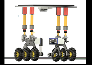 Vision Bot V1 – AI rover with pneumatic