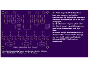 Stanley A Meyer PC9XE Sequential Gate Circuit