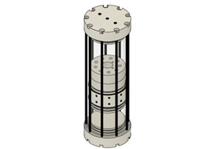 Stanley A Myer nano bubble water fuel 9 TUBE CELL Modern 3d Print