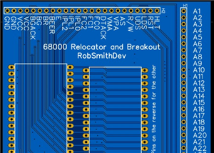 68000 CPU Relocator / Pin Breakout