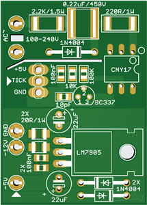 Commodore Amiga 2000 3000 4000 Tick signal generator and -5V rail Power Supply Unit ATX ALL-IN-ONE