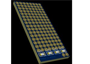 PCB Prototyping board, no layered connections