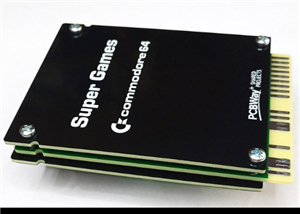COMMODORE 64 SUPER GAMES CARTRIDGE PCB COVER