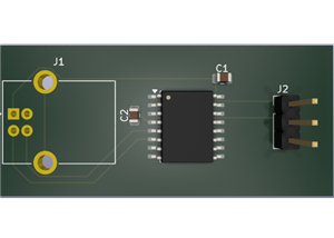 USB to UART Converter Board Using CH340C