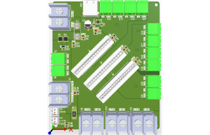 Modular Power Distribution Board with Multi-Stage Voltage Regulation