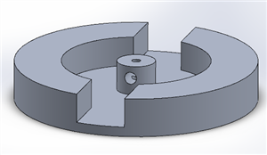 Reaction Wheels for an ADCS (Attitude Determination and Control System) Moduel for a Satellite - Strictly 3 Axis, Set Screws