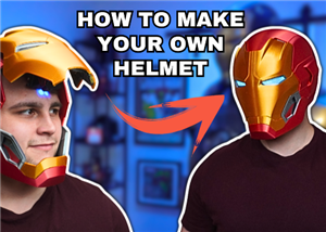 Iron Man Motorized helmet breakout board for ESP32 S3 Mini