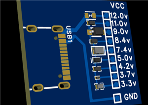 DC Power Supply With 10 Outputs From 3.3v to 12v USB