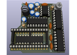 ReBlast - 8-Bit DAC/ADC Add-On for Commodore 16/Plus4 SIDcards