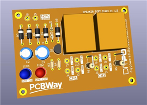 Speaker soft start (dual) - protetor antipop/thumps para falantes
