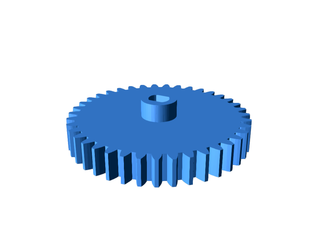 .5 mod 39t spur gear