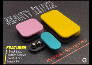 Gravity Holder: Minimal Design, Maximum Hold