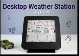 ESP32 Desktop Weather Station
