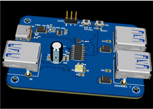 Serial controlled USB Switch