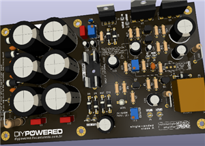 Amplificador de potência hi-end classe A (power amp) 1.5 update!