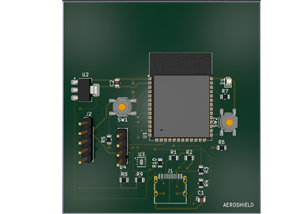 AeroShield: Wi-Fi Enabled ESP32 Air Quality Monitor with OLED