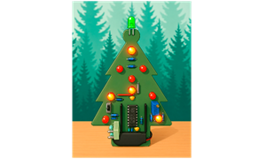 Cristmastree with 4060 counter IC