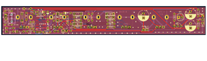 Bass Guitar Amplifier Pre-amp Board