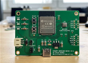 ESP32-Based Smart Sensor Node with Custom PCB Design